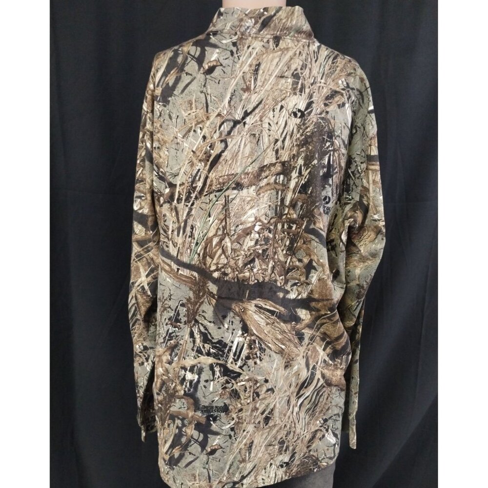 Mossy Oak Duck Blind Men's Camo Hunting Shirt T-Shirt XL SKU 3793 - Picture 2 of 9